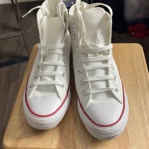 White high top Converse
